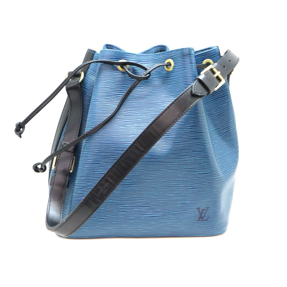 Louis Vuitton Noe Epi Leather Shoulder Bag Blue